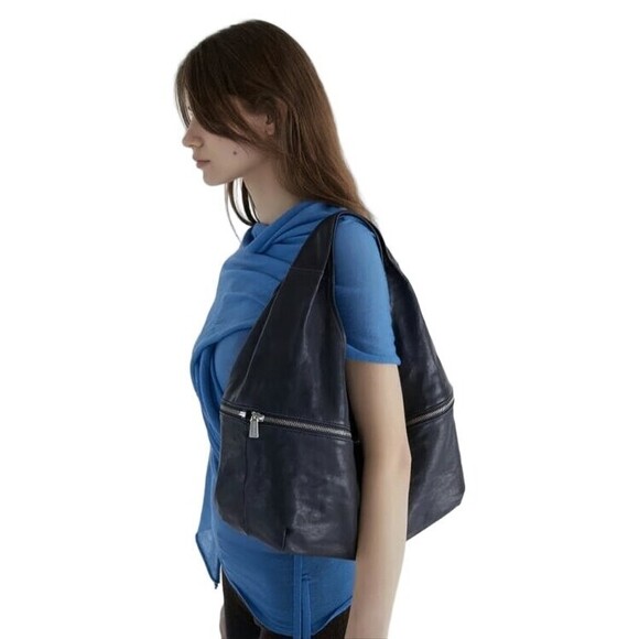 Paloma Wool Slouchy Leather Shoulder Bag - NWT - Picture 4 of 6